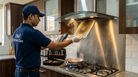 Gilma Chimney Low Suction Fix Meerut
